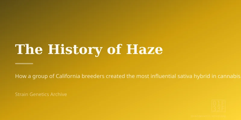 The History of Haze